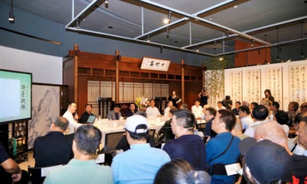 特稿·梁平｜“研墨听禅”黄正明作品南京展览，无声的修行可见儒